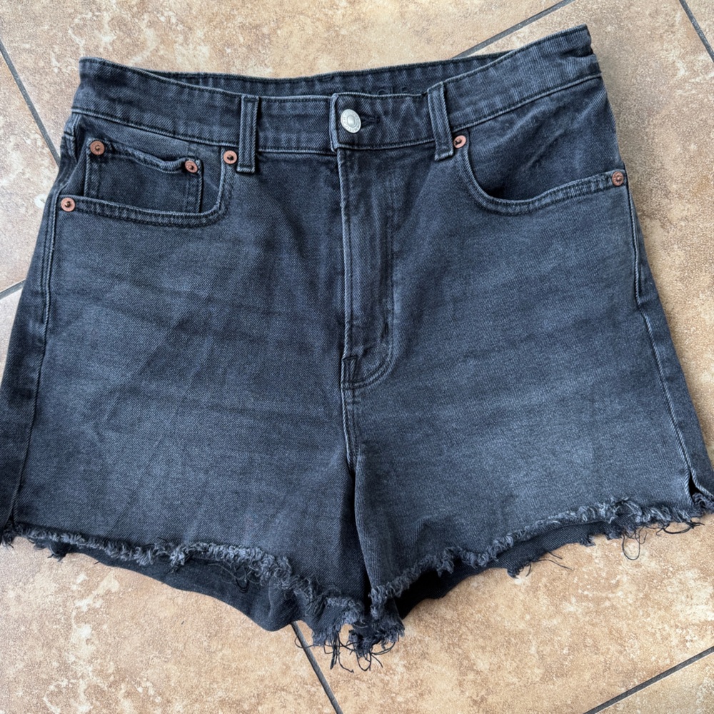 American Eagle Outfitters Dark Gray Jean Shorts